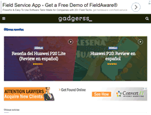 Tablet Screenshot of gadgerss.com